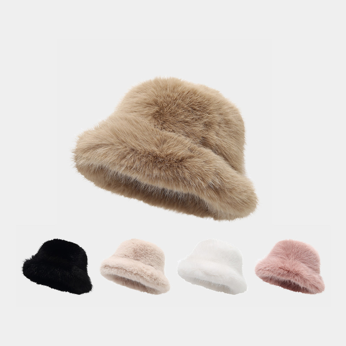 Plush Bucket Hat - DippedShop Wholesale - #7955