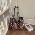 Large Polka Dot Tote Bag - DippedShop Wholesale - #5939