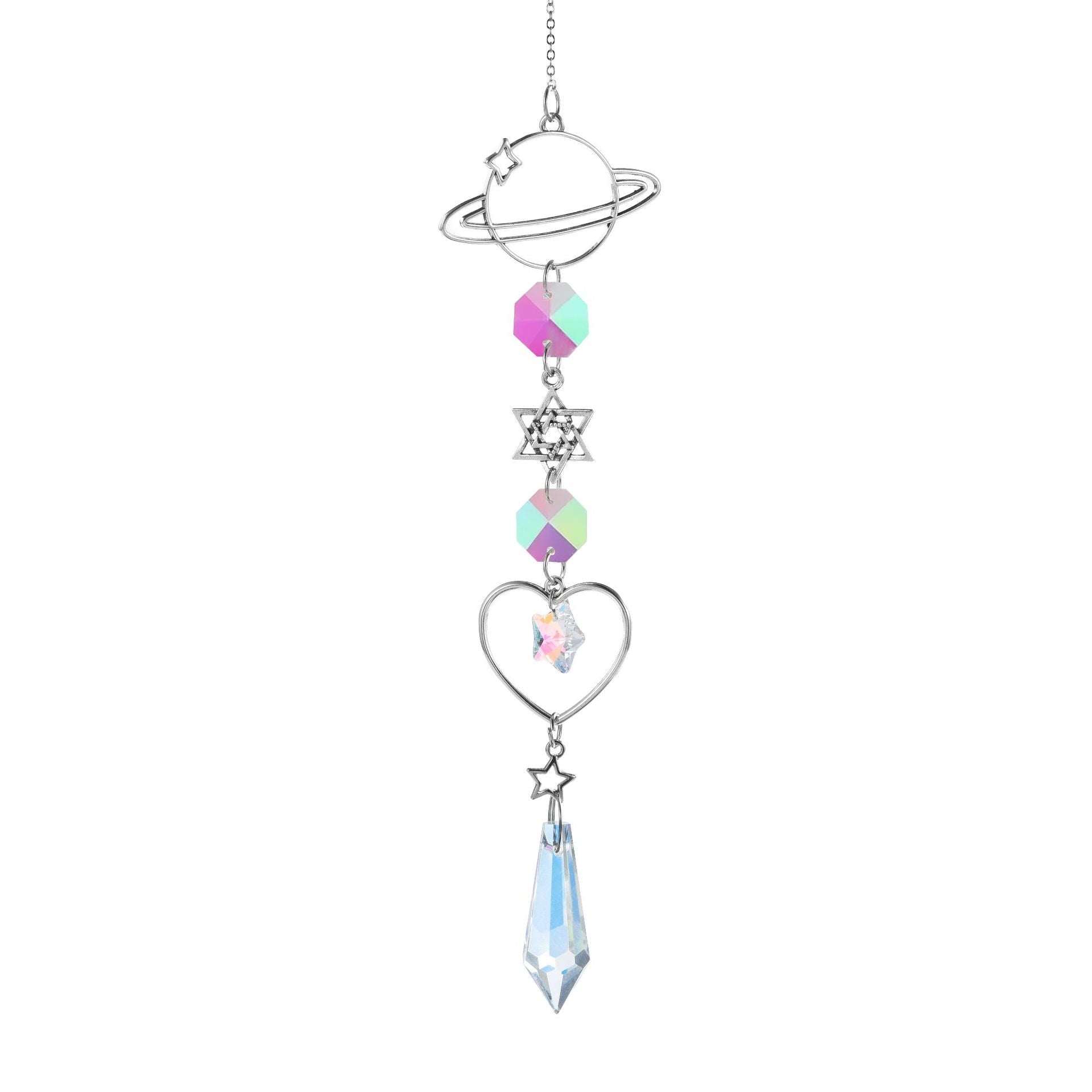 Moon Crystal Suncatcher - DippedShop Wholesale - #6195