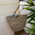 Stylish Large Capacity Straw Woven Tote Bag 8CW6BBG525L