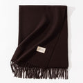 Versatile Solid Color Imitation Cashmere Scarf 6W6NSW278