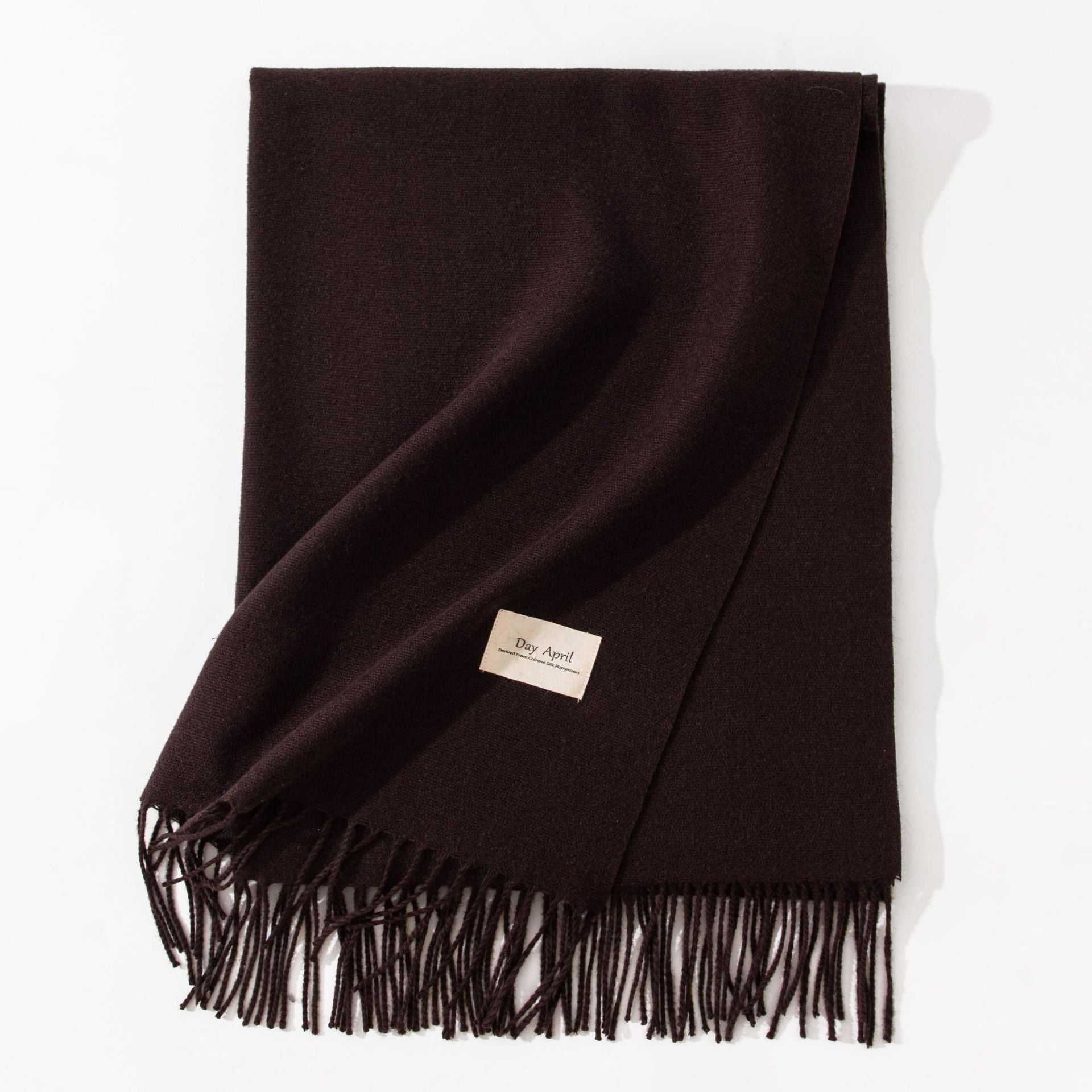 Versatile Solid Color Imitation Cashmere Scarf 6W6NSW278