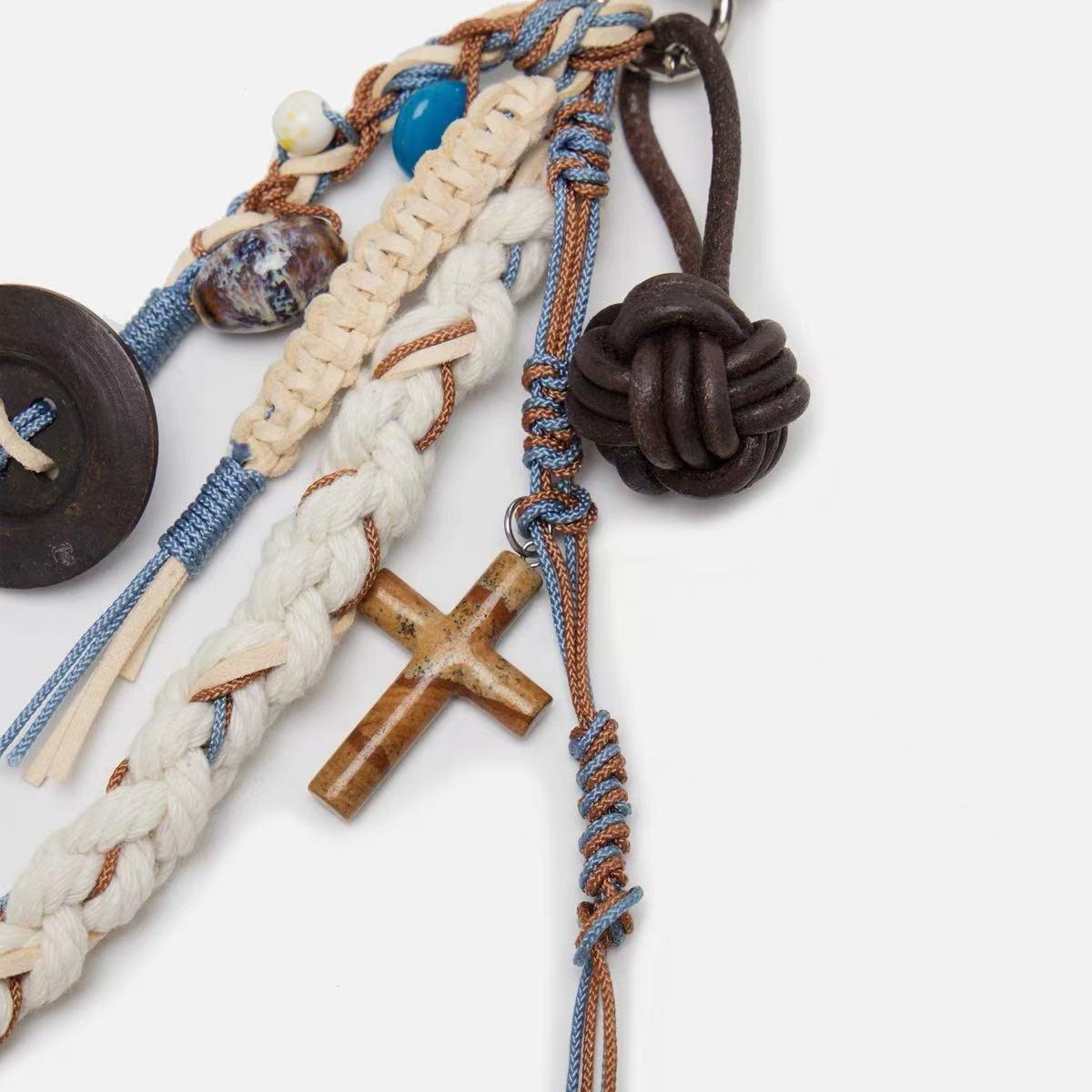 Boho Braided Bag Charm - DippedShop Wholesale - #7619