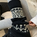 Bohemian Knit Thick Warm Slouch Leg Warmers 6W8FSO878