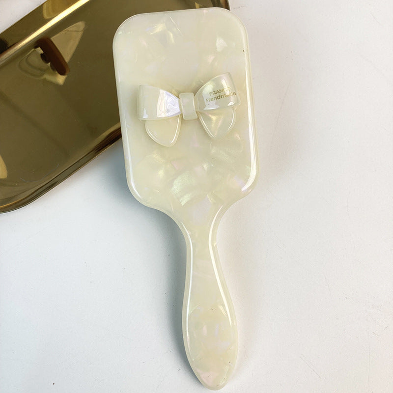 Chic Solid Color Marble Bowknot  Acetate Hair Combs MK2PPM6CT5CB28