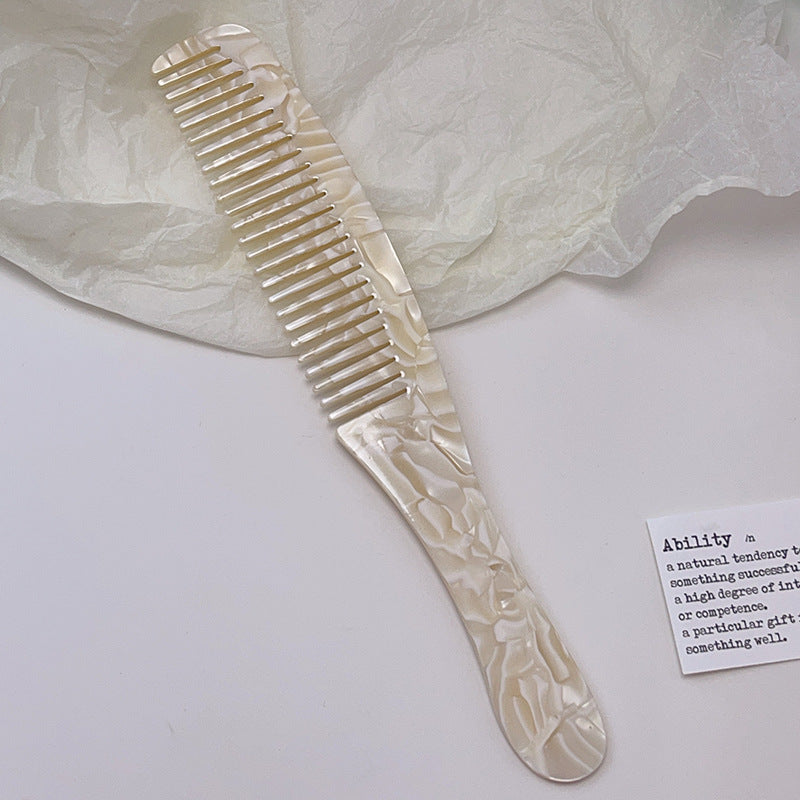 Checkerboard Acetate Anti-Static Hair Combs - DippedShop Wholesale - #7475