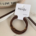 Minimalist Solid Color High Elastic Hair Tie MK2BLW6W6HHT29