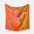 Abstract Silk Square Scarf - DippedShop Wholesale - #8195