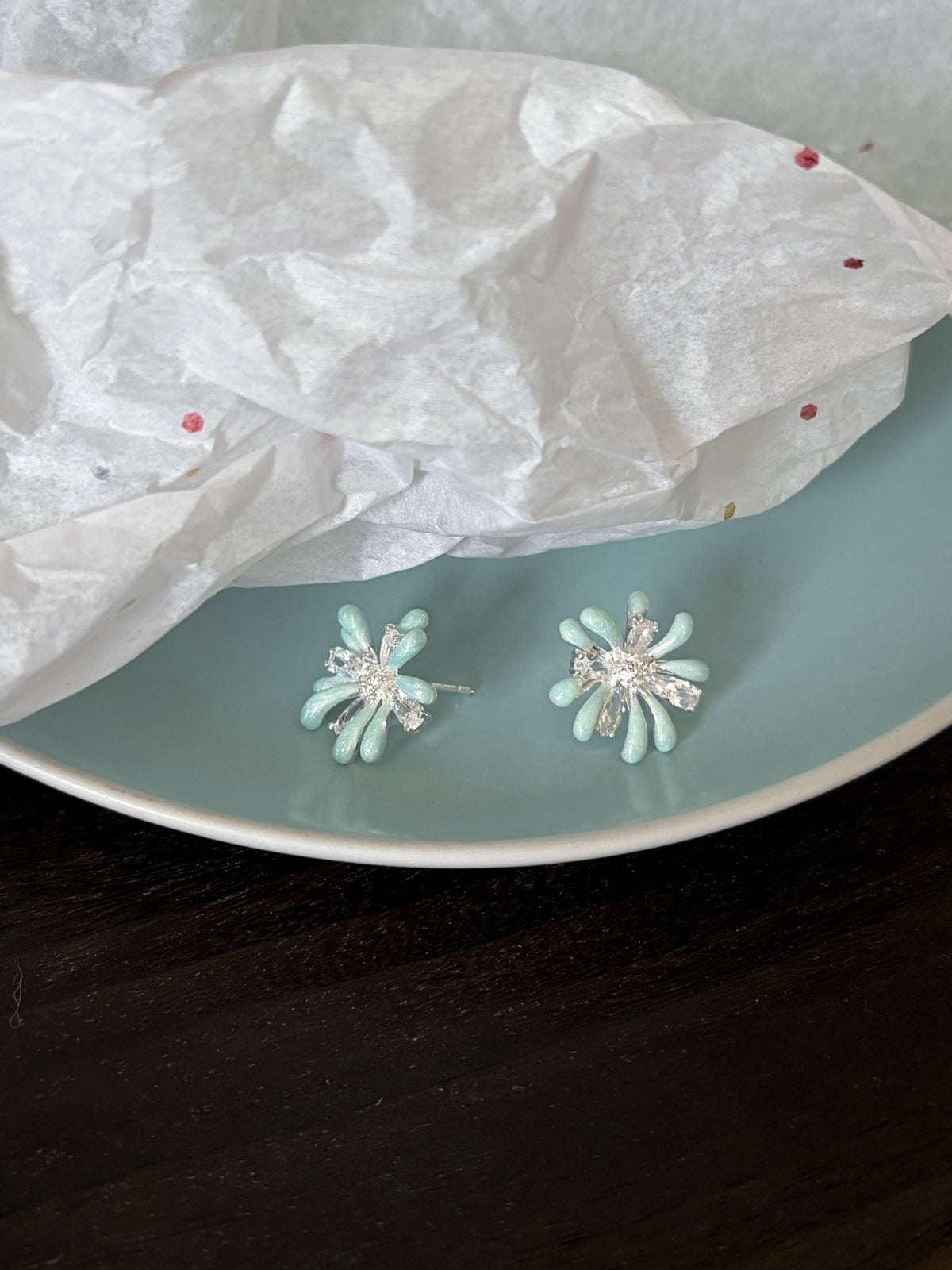 Floral Stud Earrings - DippedShop Wholesale - #7139