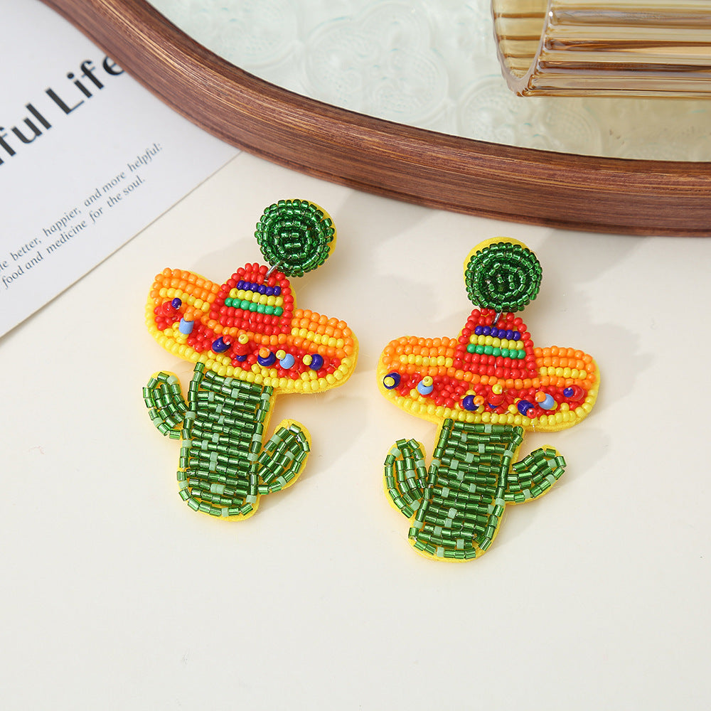 Horse Pendant Stud Earrings - DippedShop Wholesale - #9299