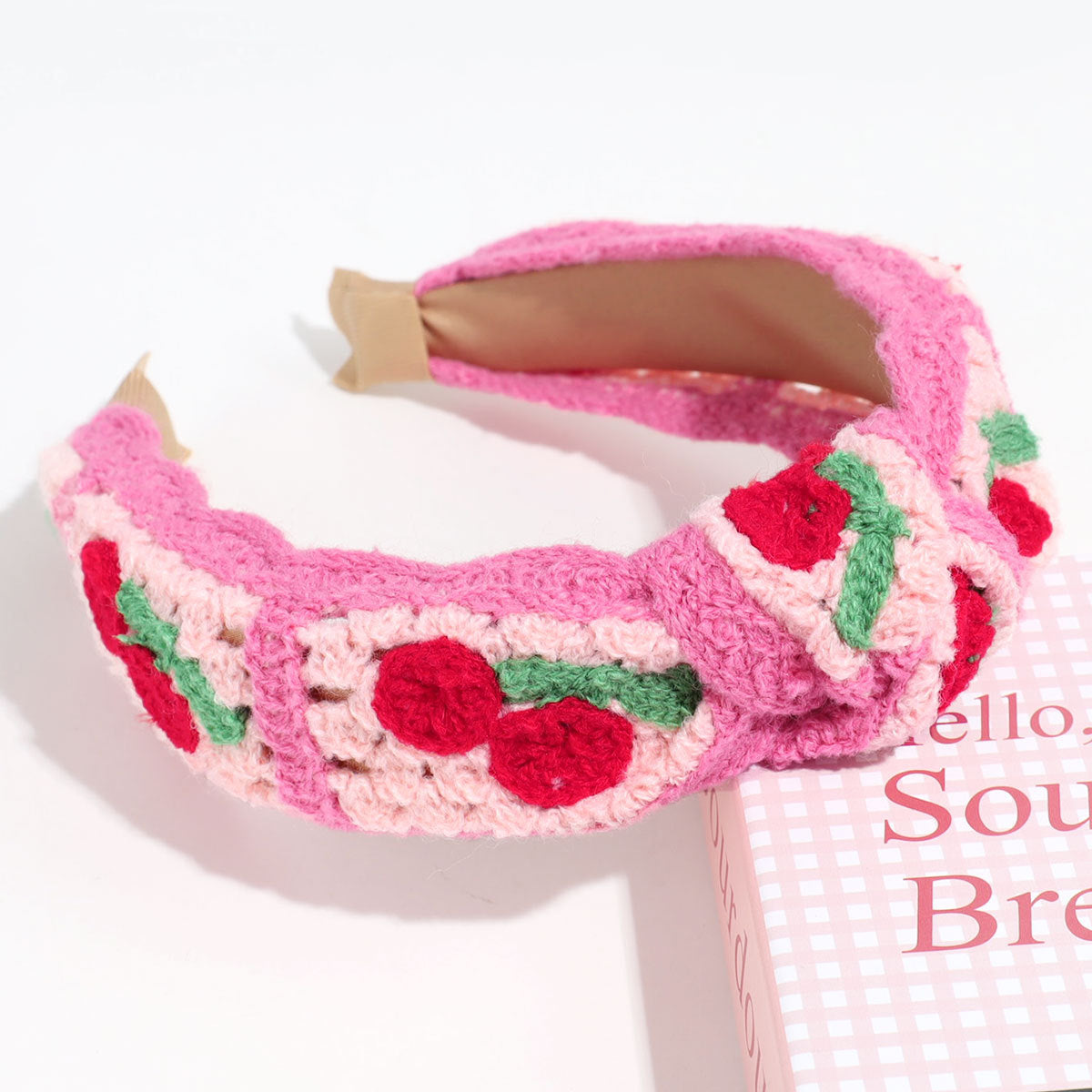 Floral Handmade Crochet Wide Headwrap Elastic Headband MK2PIM6W6HBD80