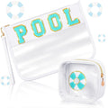 Stylish Transparency Letter Pattern Cosmetic Bag MK2BLW6C5CO20