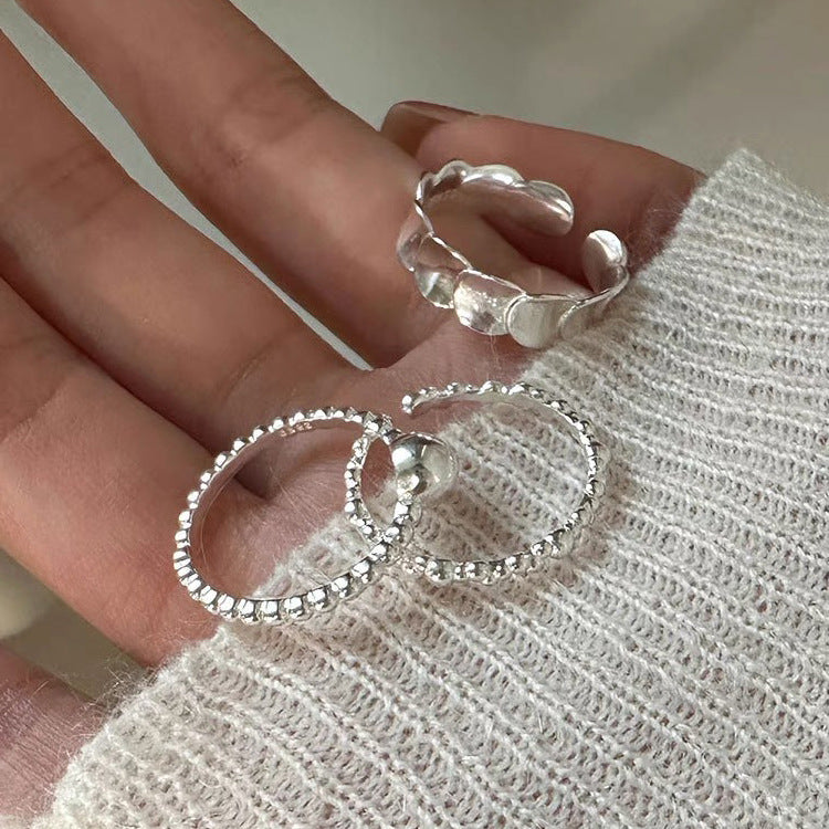 Minimalist Fish Scale Open Ring - DippedShop Wholesale - #8931