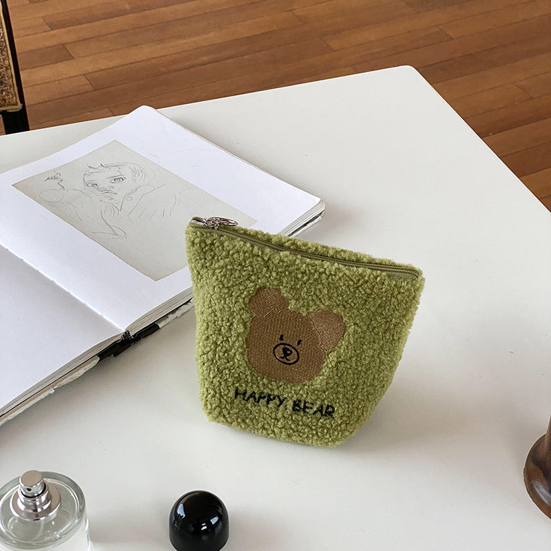 Plush Bear Cosmetic Bag - DippedShop Wholesale - #7171