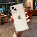 Soild Color Square Transparent Phone Case for iPhone 6Z13HPC196