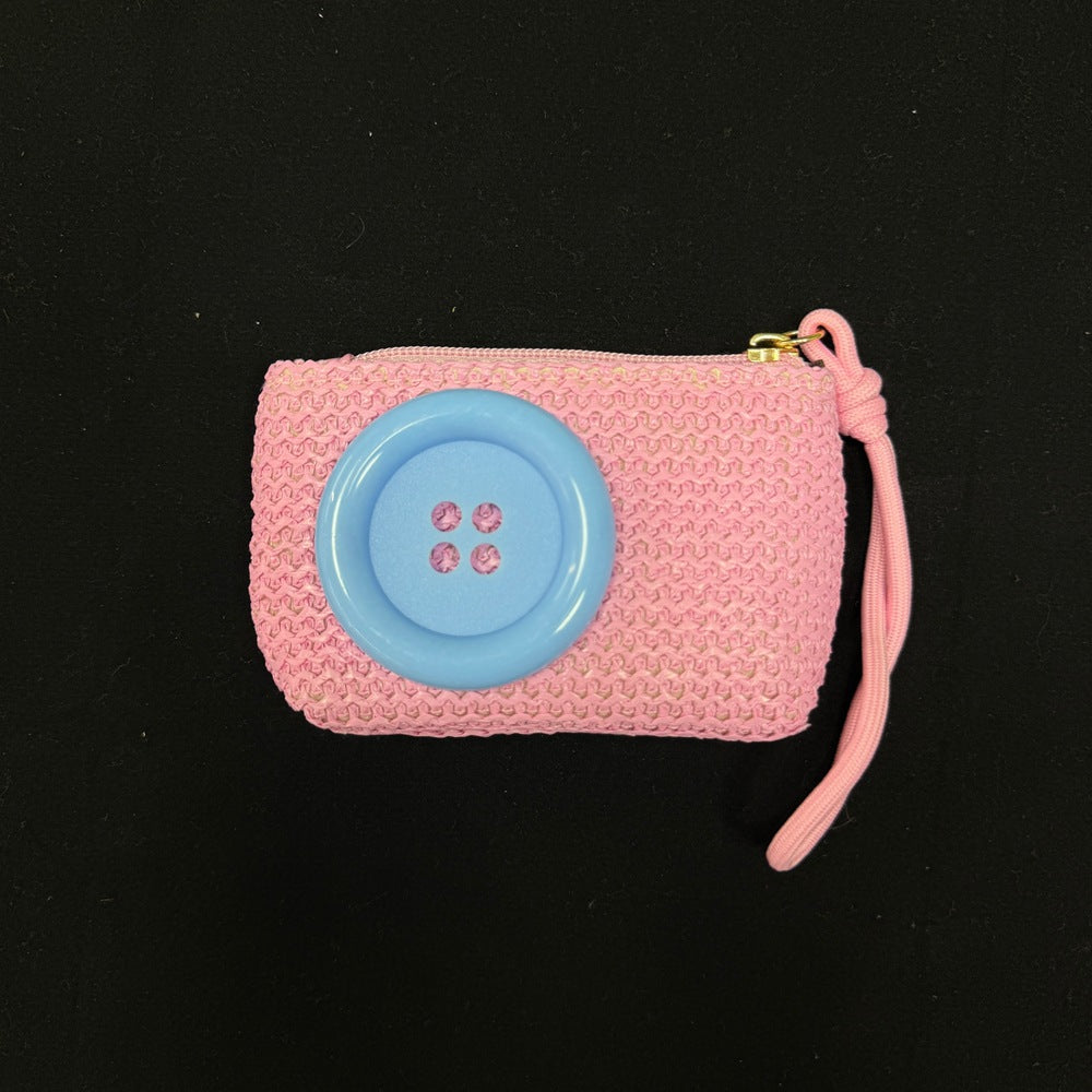 Crochet Wristlet Coin Pouch - DippedShop Wholesale - #7267