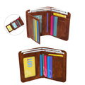 Minimalist Solid Color Multi Slot Card Holder Wallet 6S10BWB86