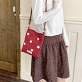 Sweet Star Embroidery Mini Crossbody Phone Bag 6W10BBG2370
