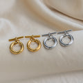 Geometric Hoop Earrings - DippedShop Wholesale - #0931
