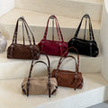 Fashion Suede Large Capacity Shoulder Bag 6W10BBG1855