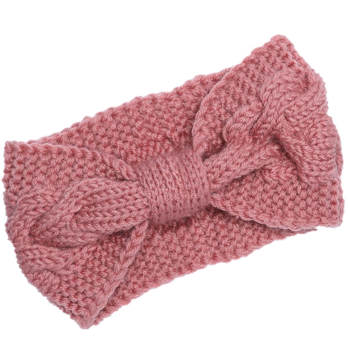Bowknot Cable Knit Turban Headband - DippedShop Wholesale - #1411