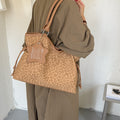 Stylish Leopard Print Large Capacity Tote Bag 6W10BBG1863