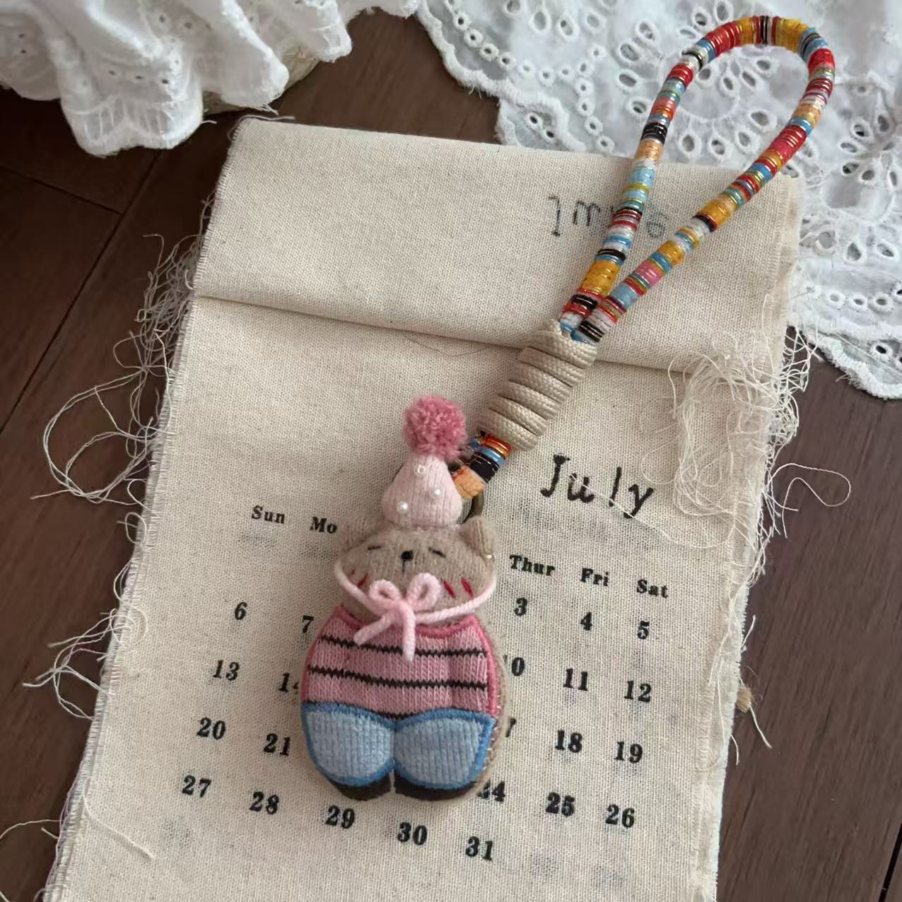 Cute Belly Lamb Doll Keychain Bag Charm 6W10BBC426