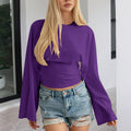 Casual Long Sleeve Pullover - DippedShop Wholesale - #7027