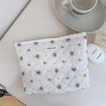 Floral Quilted Makeup Bag - DippedShop Wholesale - #6563