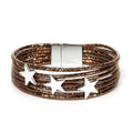 Retro Multi Layer Pu Rope Star - DippedShop Wholesale - #6275