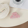 Flower Print Hair Claw - DippedShop Wholesale - #9235
