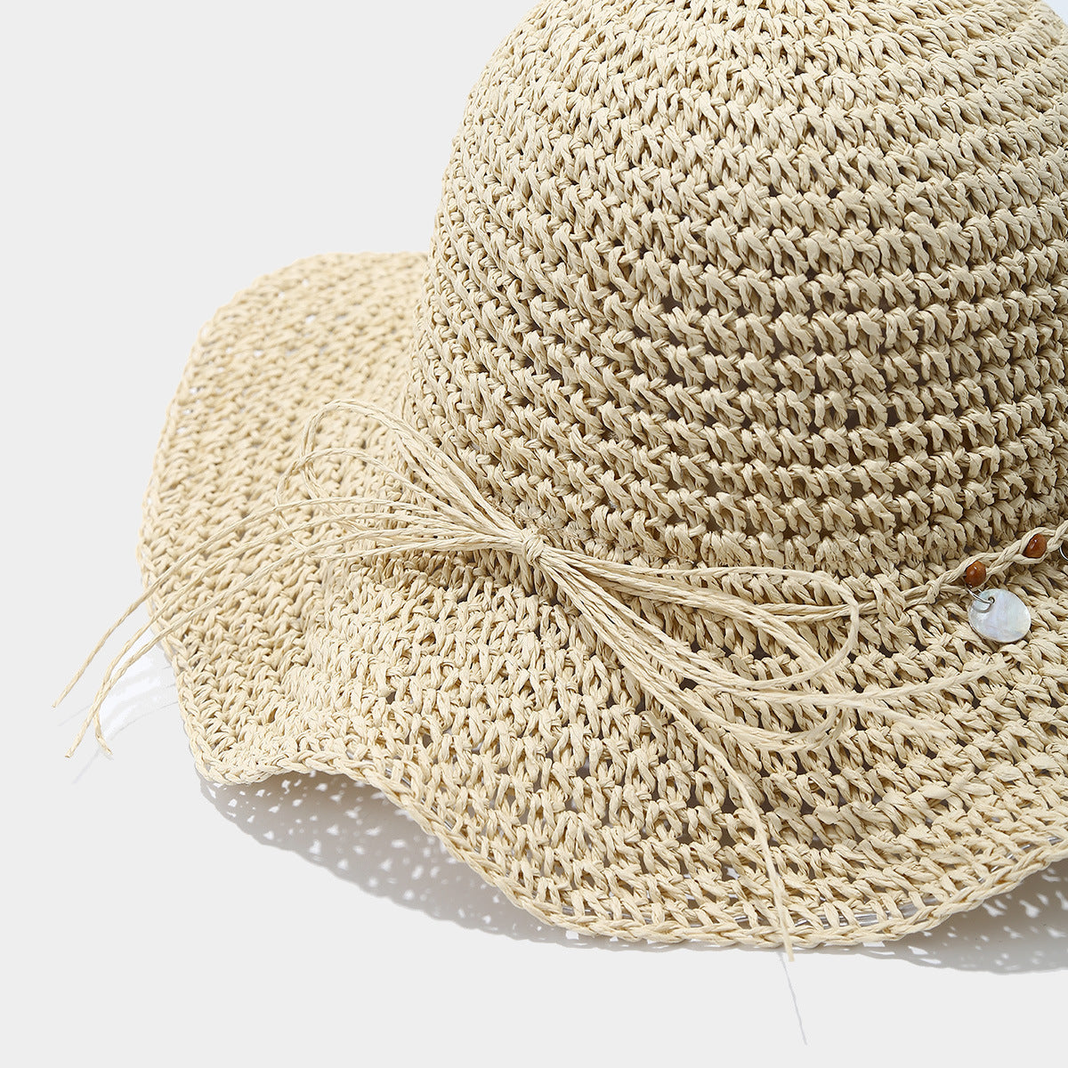 Boho Straw Sun Hat - DippedShop Wholesale - #1315