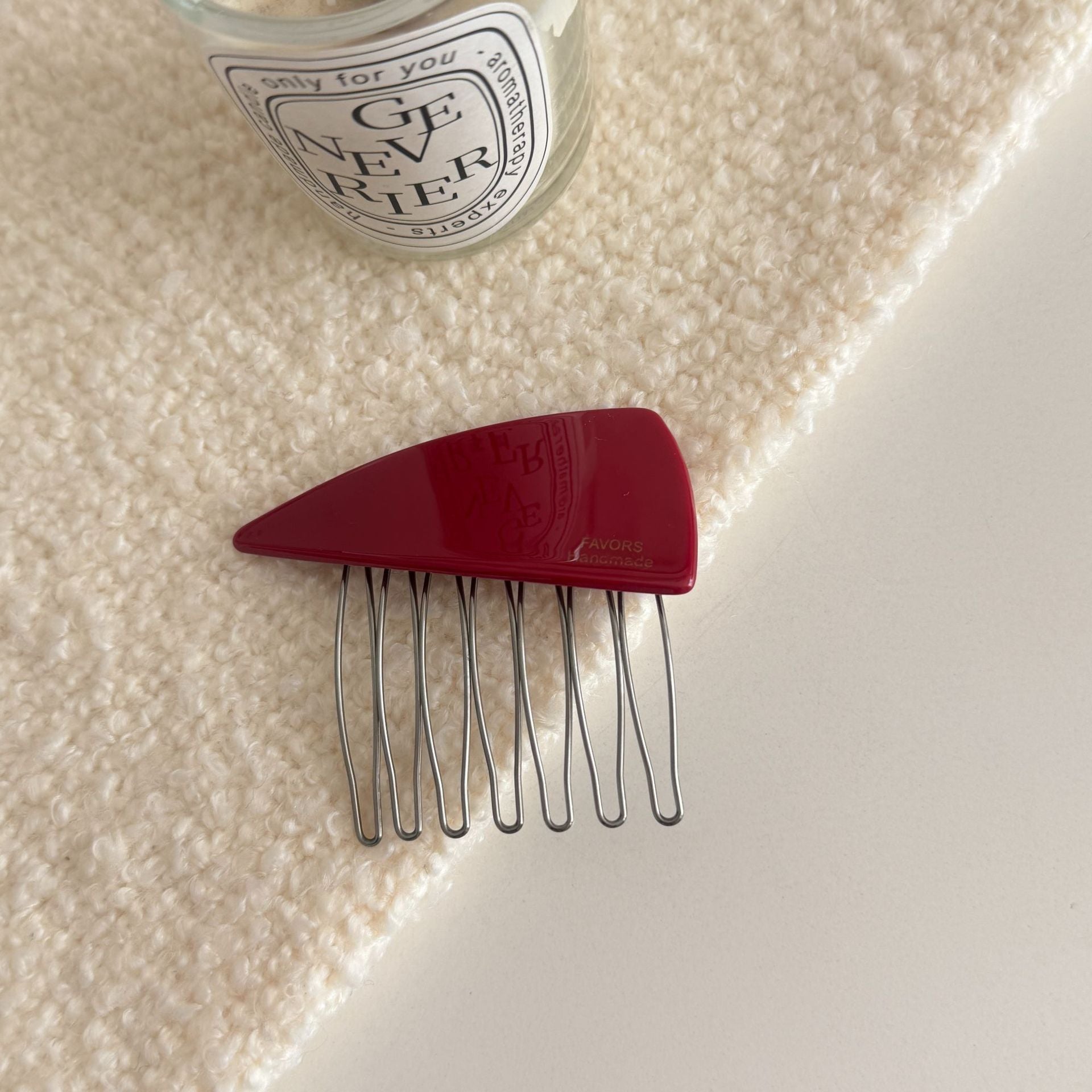 Triangle Acetate Insert Comb Hair Clip MK2MBEP6W6HPN14