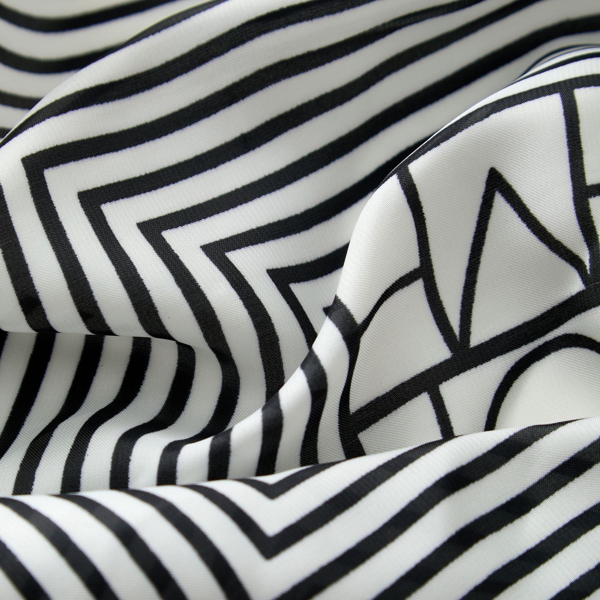 Elegant Color Block Striped Soft Square Scarf MK2BW6W6NSI05