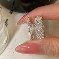 Cubic Zirconia Lace Open Ring - DippedShop Wholesale - #9475