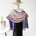 Floral Burnout Shawl - DippedShop Wholesale - #7555