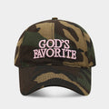 Retro Distressed Camo Embroidery Baseball Cap 8BK6HAT194L