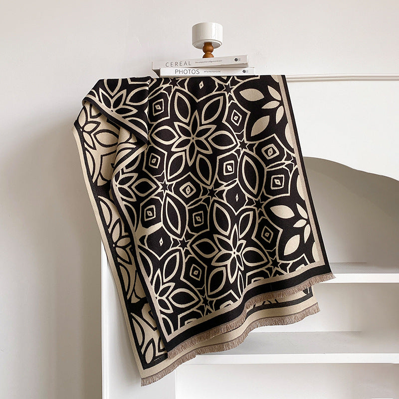 Geometric Shawl Scarf - DippedShop Wholesale - #0403