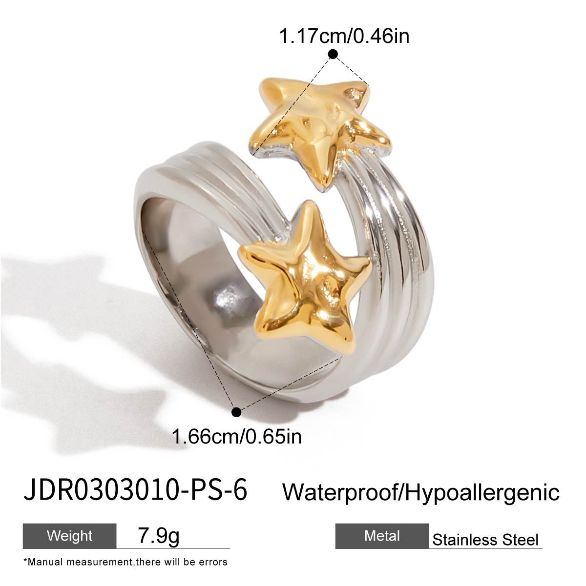 Cubic Zirconia Open Ring - DippedShop Wholesale - #5363