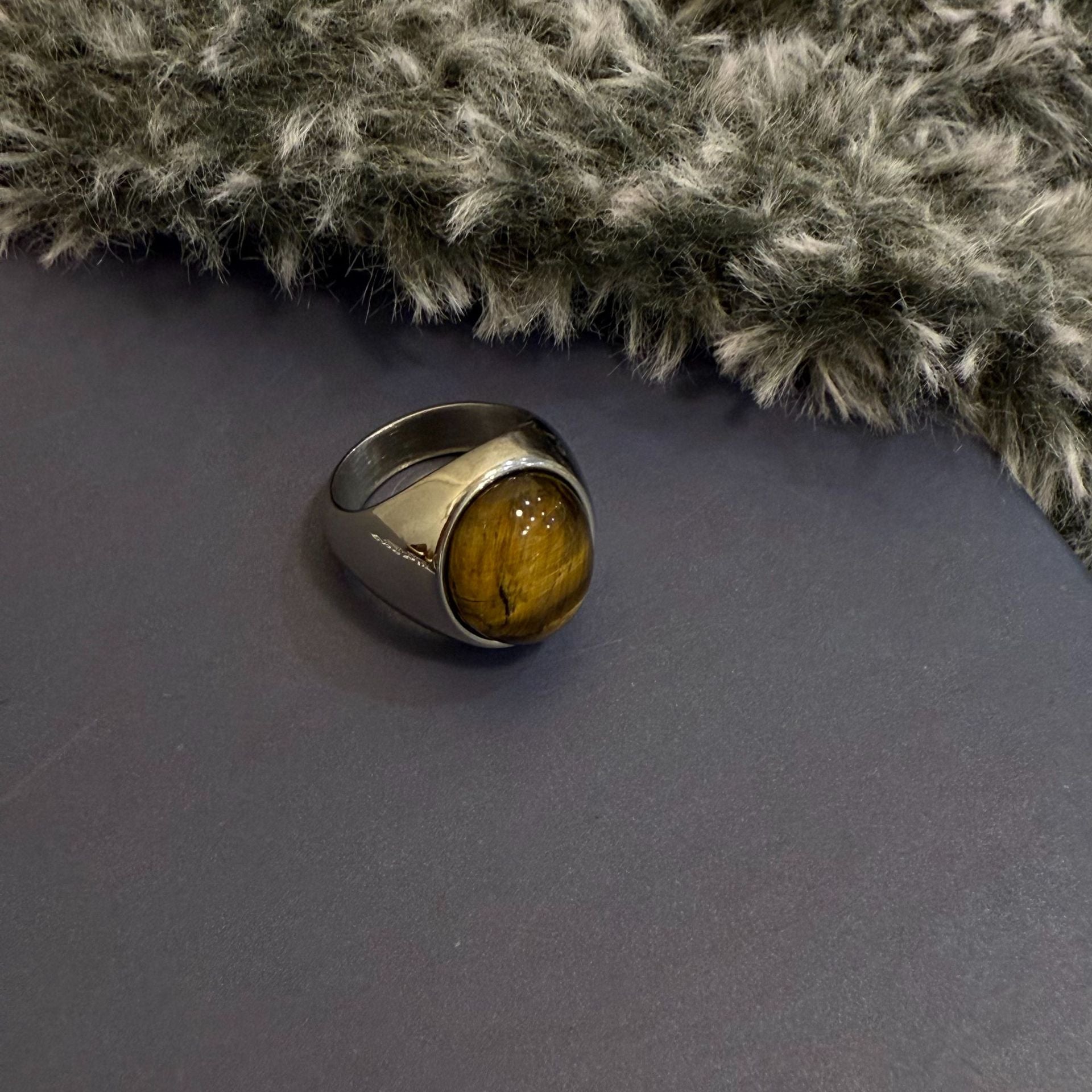 Oval Agate Statement Ring - DippedShop Wholesale - #1443