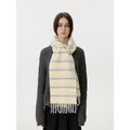 Stylish Color Block Striped Tassel Scarf 6W6NSW302
