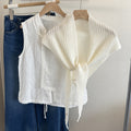 Trendy Solid Color Knit Shawl Triangle Scarf 6W6NSC102