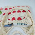 Love Pattern Knit Tote - DippedShop Wholesale - #7123