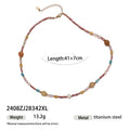 Stainless Steel Silk Chain Necklace - DippedShop Wholesale - #9027