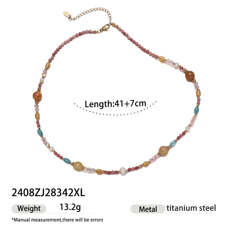 Stainless Steel Silk Chain Necklace - DippedShop Wholesale - #9027
