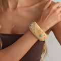 Punk Style Studded Wooden Wide - DippedShop Wholesale - #1811