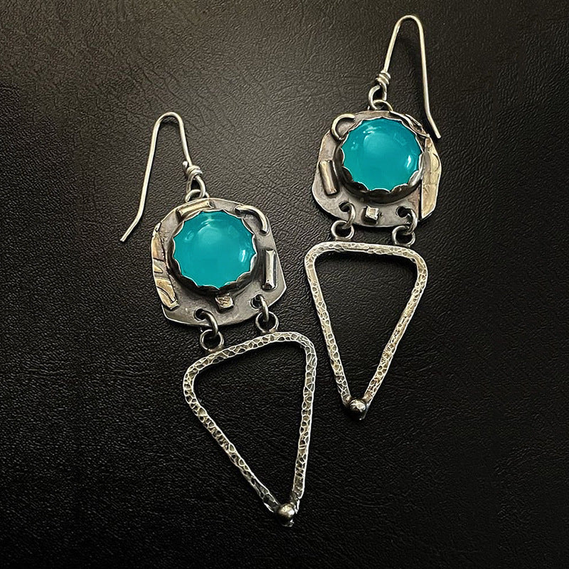 Geometric Cubic Zirconia Earrings - DippedShop Wholesale - #5459