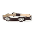 Retro Punk Studded Distressed Leather Belt 6W6JBT172