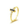 Simple Cubic Zirconia Open Sta - DippedShop Wholesale - #2051