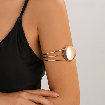 Simple Layered Adjustable Round Arm Cuff DPJAC2509